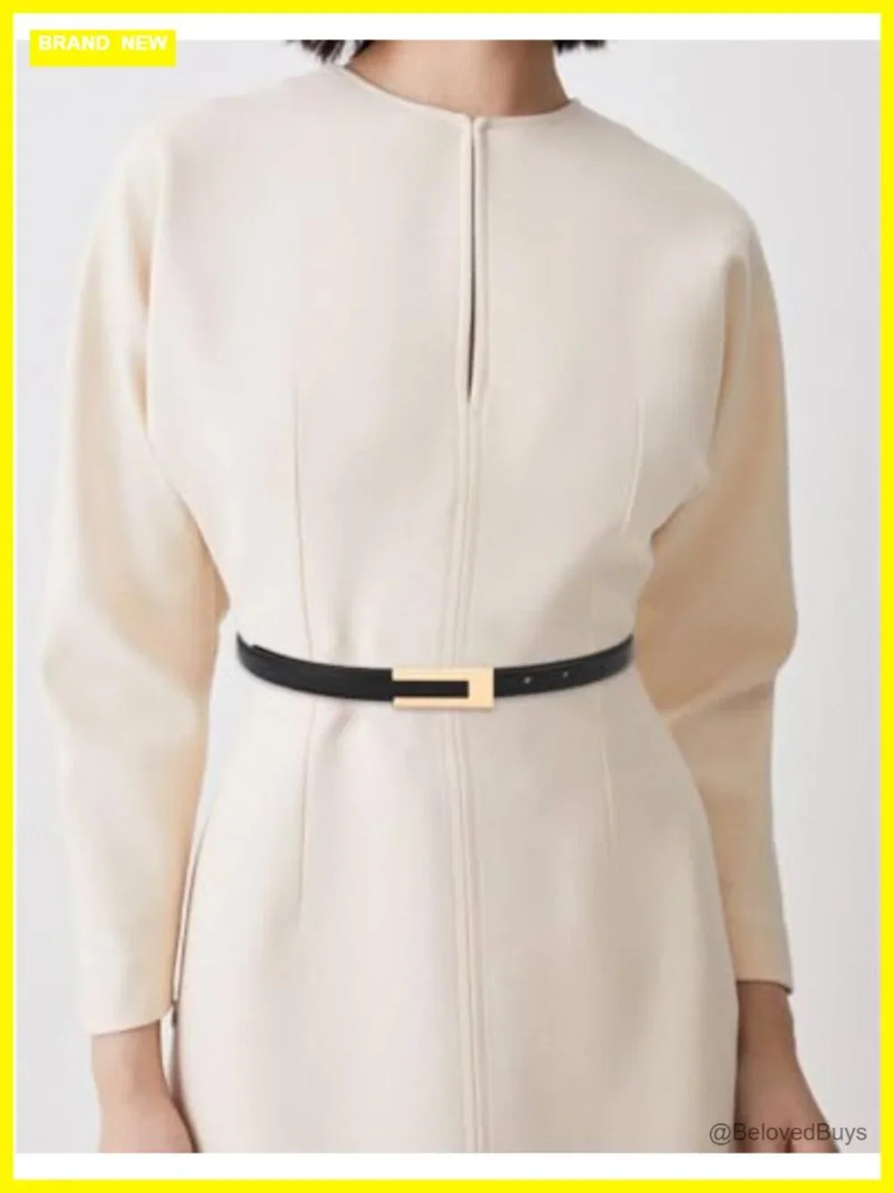 Women Leather Belt Skinny Waist Belt Gold Buckle Dress Pants